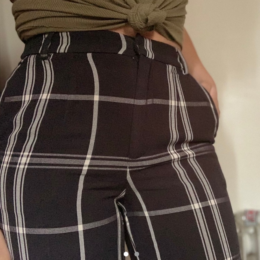 Brand new with tags black plaid pants